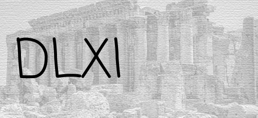 The Roman numeral 561